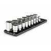 Tekton 1/2 Inch Drive 12-Point Socket Set with Rails, 16-Piece (3/8-1-5/16 in.) SHD92118